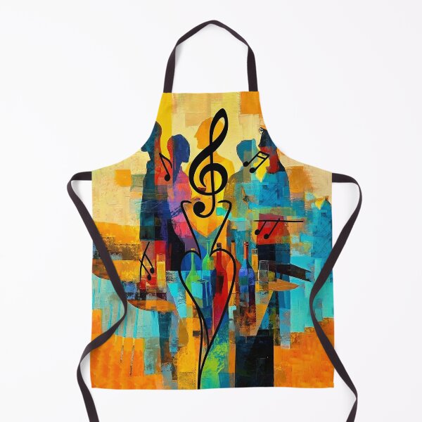 Item preview, Abstract Jazz Lounge: Music, Wine, and Love Heart designed and sold by AgingeR.