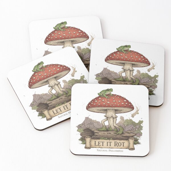 Item preview, Let It Rot - Vintage Amanita Mushroom Philosophy designed and sold by NonditStudio.