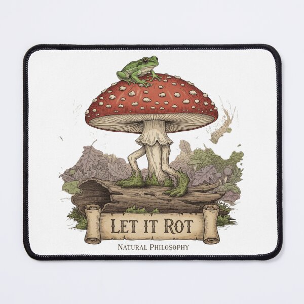 Item preview, Let It Rot - Vintage Amanita Mushroom Philosophy designed and sold by NonditStudio.