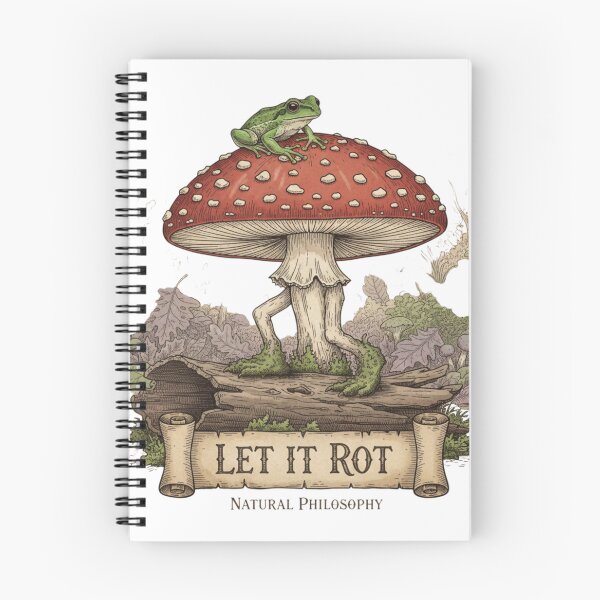 Item preview, Let It Rot - Vintage Amanita Mushroom Philosophy designed and sold by NonditStudio.