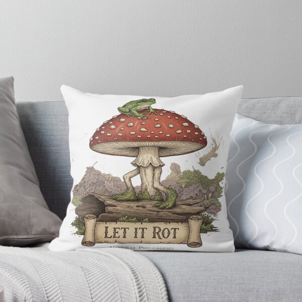 Item preview, Let It Rot - Vintage Amanita Mushroom Philosophy designed and sold by NonditStudio.