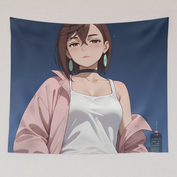 Item preview, Momo Ayase Dandadan Anime Girl Waifu Night Allure designed and sold by Tokyonomad.
