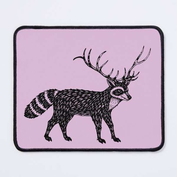 Item preview, Racoon Deer Cryptid – Forest Folk Creature-Rackcoon designed and sold by Pickled Poppies .