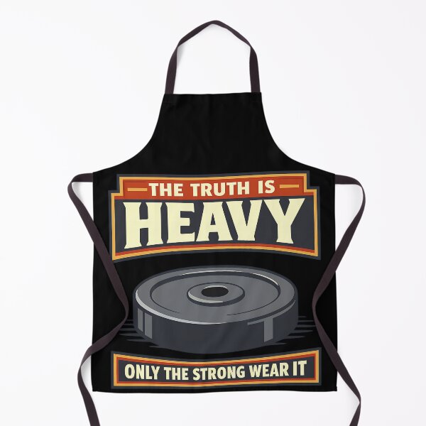 Item preview, The Truth Is Heavy Only The Strong Wear It Gym Quote designed and sold by TeeTimeTreasure.