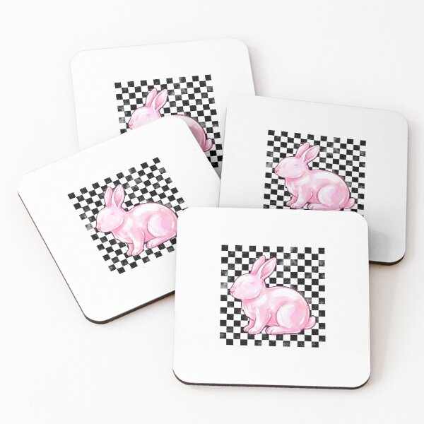 Item preview, Retro Easter Rabbit Bubble Pink designed and sold by ChristinDresner.