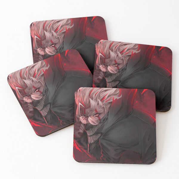 Item preview, Anime Okarun Dandadan Masked Grin Crimson Shadow Fury designed and sold by Tokyonomad.