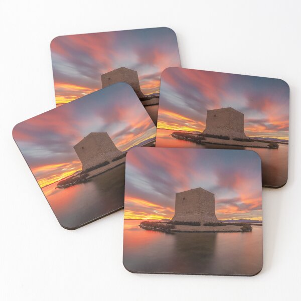 Item preview, Tamarit Watchtower Under Sunset Skies designed and sold by Ralph Goldsmith.