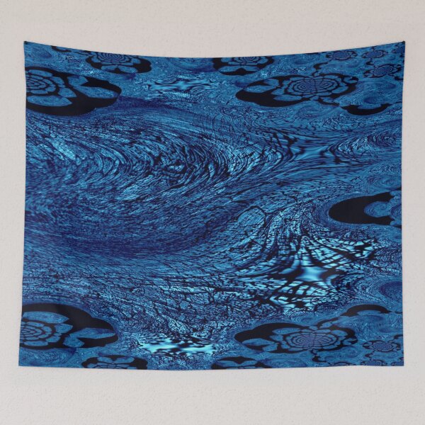 Item preview, Azure Spiral – Journey into the Heart of Infinity designed and sold by Catfcreations.