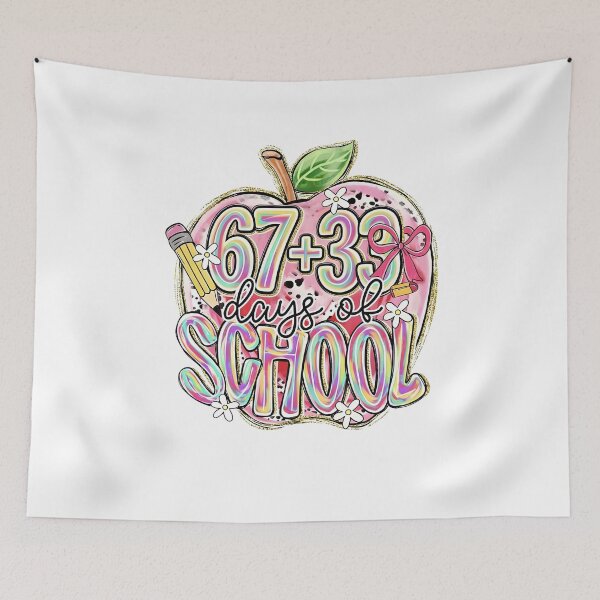 Item preview, Happy 67+33 Days of School designed and sold by ChristinDresner.