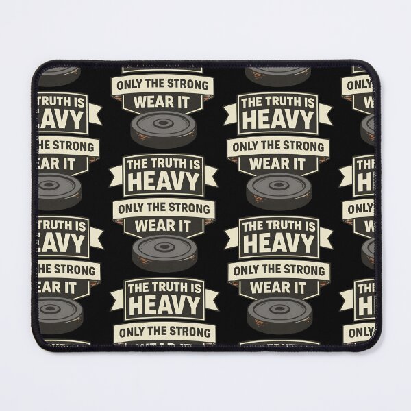 Item preview, The Truth Is Heavy Only The Strong Wear It Gym Quote designed and sold by TeeTimeTreasure.