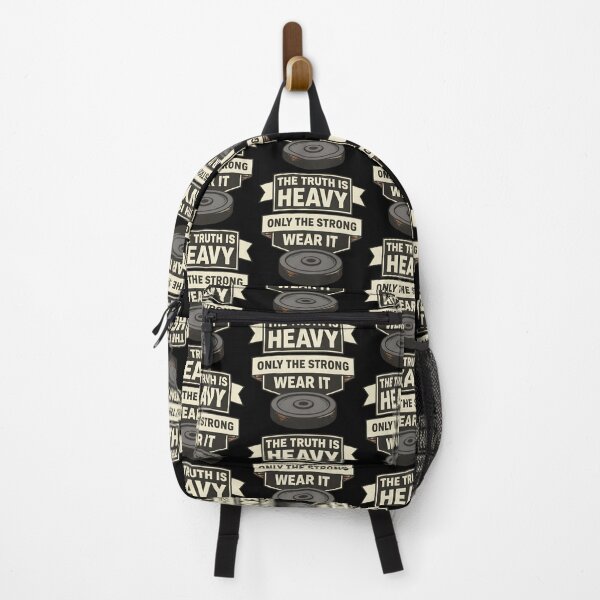 Item preview, The Truth Is Heavy Only The Strong Wear It Gym Quote designed and sold by TeeTimeTreasure.