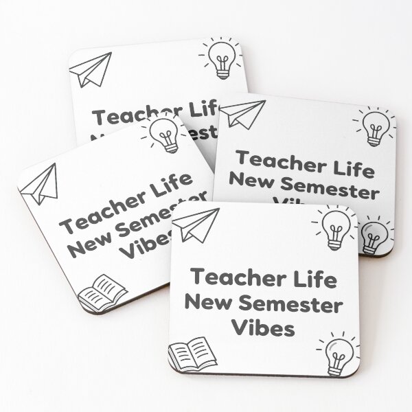 Item preview, Teacher Life New Semester Vibes T-Shirt  Back to School Teacher Gift Tee designed and sold by Design-Pro-21.