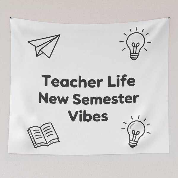 Item preview, Teacher Life New Semester Vibes T-Shirt  Back to School Teacher Gift Tee designed and sold by Design-Pro-21.