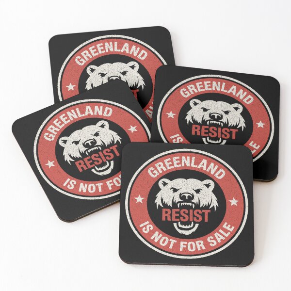 Item preview, Greenland Is Not For Sale Polar Bear Resist designed and sold by Eh Plus Designs.