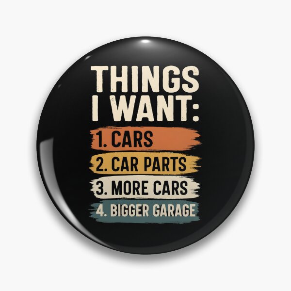 Item preview, Things I Want Cars Car Parts Bigger Garage designed and sold by dudelinart.