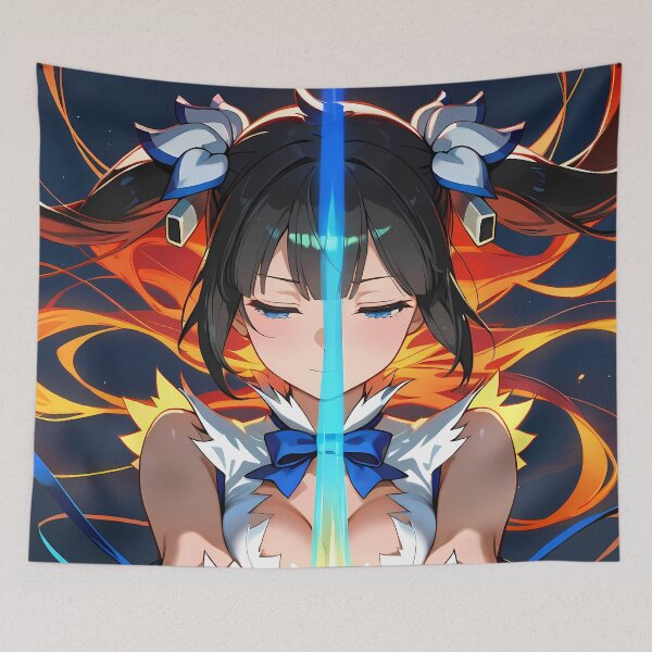 Item preview, Hestia Danmachi Anime Girl Waifu Fantasy Energy Fire Light designed and sold by Tokyonomad.
