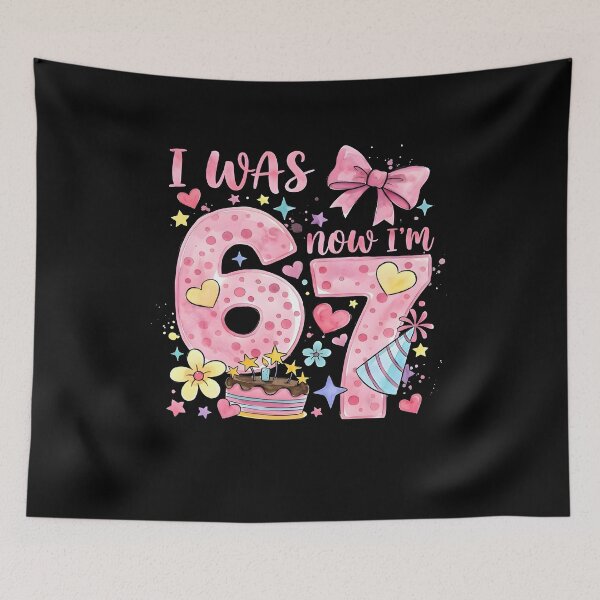 Item preview, Coquettes Bow I Was 6 Now Im 7 Birthday designed and sold by ChristinDresner.