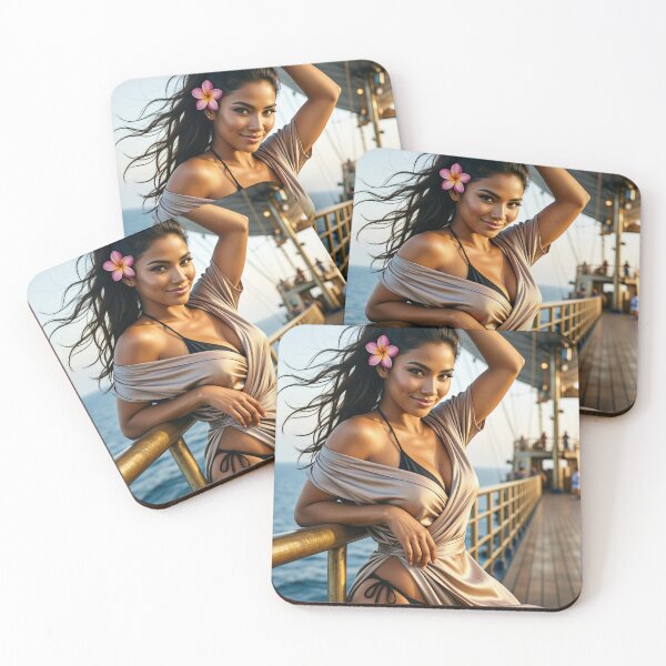 Item preview, Shanti in golden wrap on a luxury sea zeppelin designed and sold by CathryneDelamort.