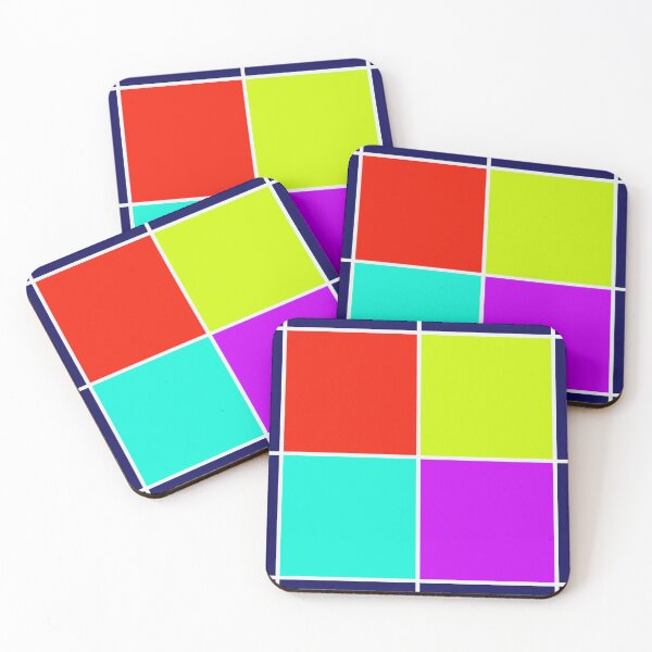 Item preview, Primary Pause – Bold Color Blocks in Structured Balance designed and sold by Fun In The Sun .