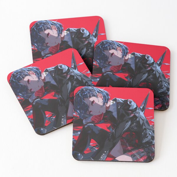 Item preview, Tae Takemi Persona 5 Crimson Rebel Anime Girl Waifu Edgy Shattered Noir Vibes designed and sold by Tokyonomad.