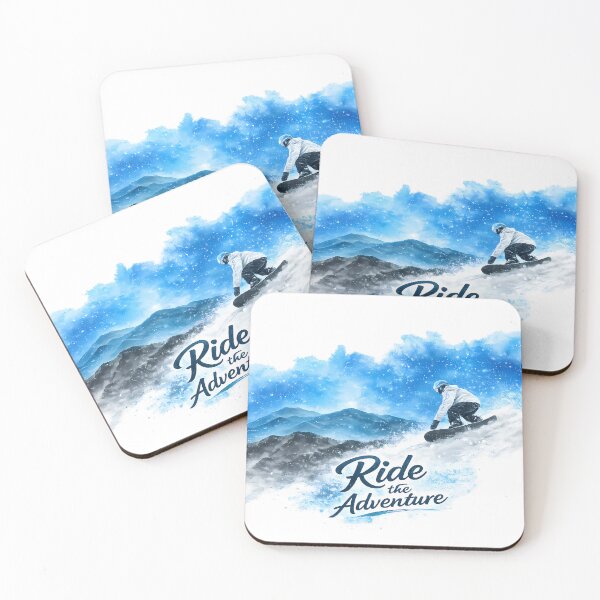 Item preview, Ride The Adventure Snowboard Art designed and sold by Mastermind-Art.