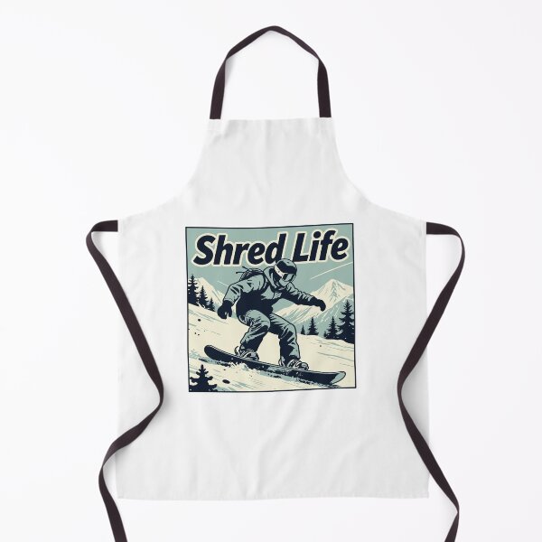 Item preview, Shred Life Snowboard T-Shirt  Retro Snowboarding Mountain Poster Tee designed and sold by Design-Pro-21.