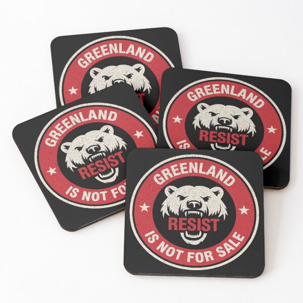 Item preview, Greenland Is Not For Sale Polar Bear Resist designed and sold by Eh Plus Designs.