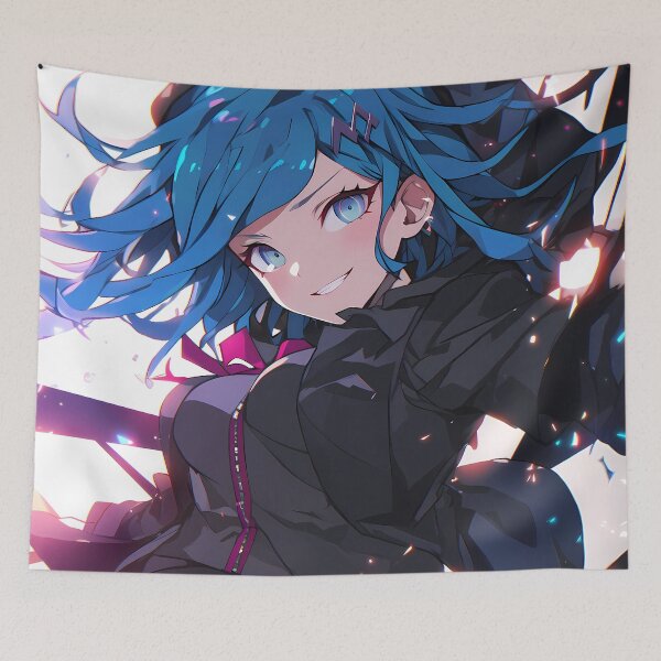 Item preview, Mukuro Ikusaba Danganronpa Anime Girl Action Dynamic Battle Energy designed and sold by Tokyonomad.