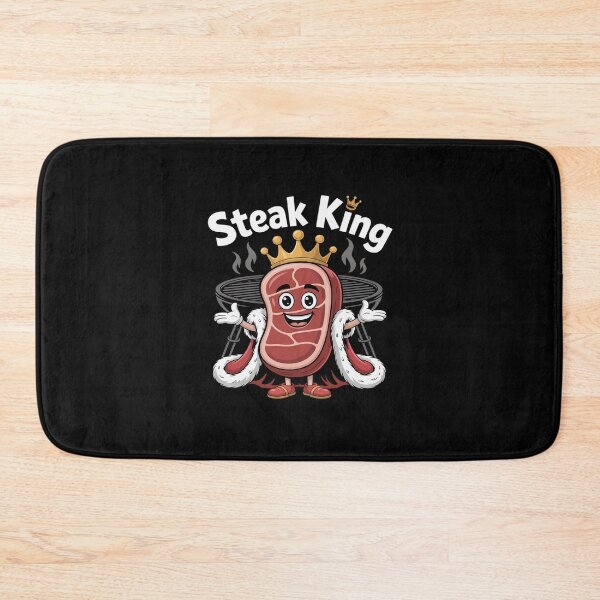 Item preview, Funny Steak King Meat Crown Grilling BBQ Meal Steak Lover designed and sold by HORIZBoutique.