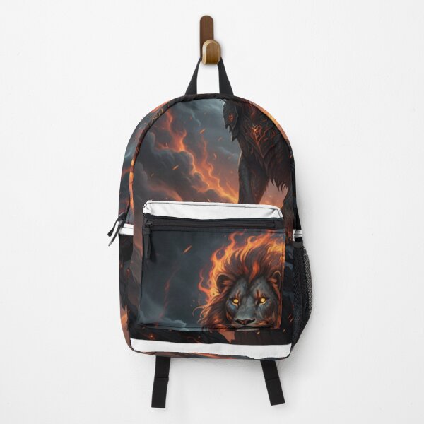 Item preview, Infernal Lion King – Dark Fantasy Wildlife Art designed and sold by NeoTeeFusion.