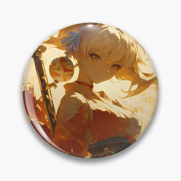 Item preview, Radiant Yoimiya Genshin Impact Firelight Festival Japan Anime Girl Charm designed and sold by Tokyonomad.