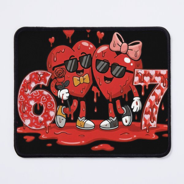 Item preview, 67 Six Seven Valentine Drip Couple T-Shirt designed and sold by LashondaGreen89.