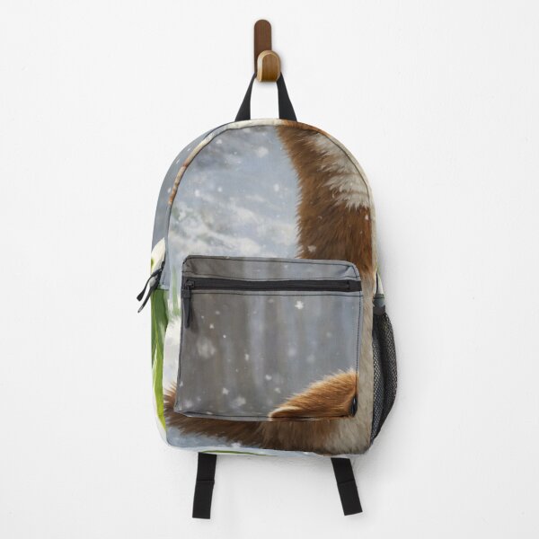 Item preview, Winter Weasel and Snowdrop – Cute Woodland Animal Illustration designed and sold by Darlin8888.
