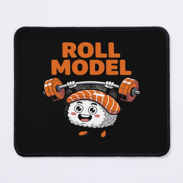 Item preview, Funny Sushi Roll Model Gym Workout Fitness designed and sold by HORIZBoutique.