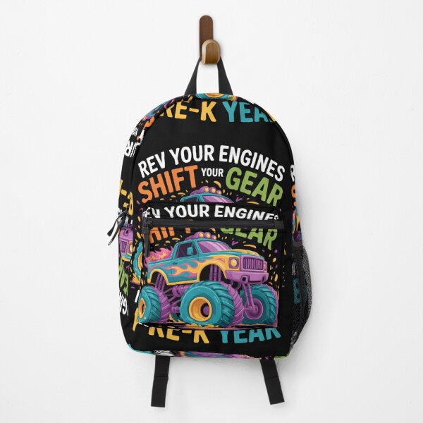 Item preview, Back to School Pre-K Monster Truck First Day School designed and sold by cosmicncozyS.