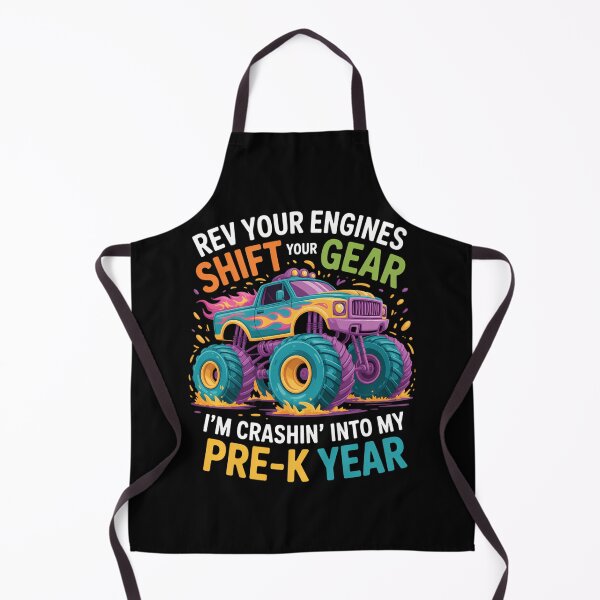 Item preview, Back to School Pre-K Monster Truck First Day School designed and sold by cosmicncozyS.