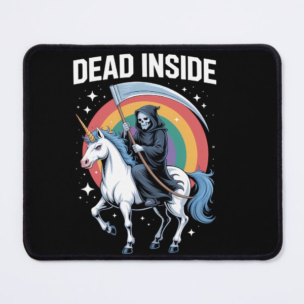 Item preview, Cute Rainbow Unicorn Humor Skull designed and sold by soundfulamp.