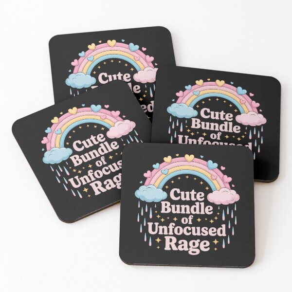Item preview, Cute Sayings Joke Funny Goth Rainbow designed and sold by soundfulamp.
