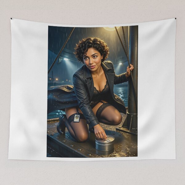 Item preview, Sarah Noir Espionage on a Rainy Zeppelin designed and sold by CathryneDelamort.