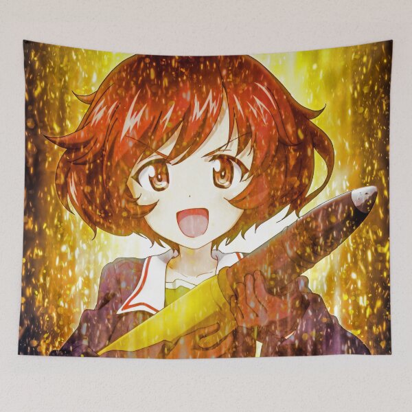Item preview, Yukari Akiyama Girls Und Panzer radiant anime energy golden atmosphere moment designed and sold by Tokyonomad.