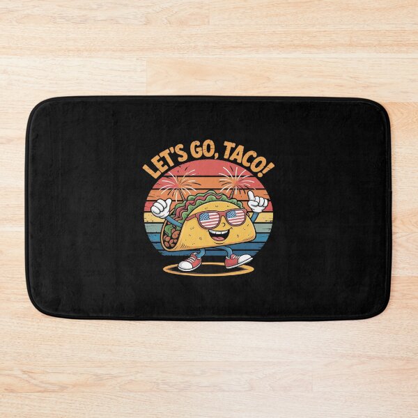 Item preview, Funny Taco Let's Go Taco 4th of july designed and sold by HORIZBoutique.