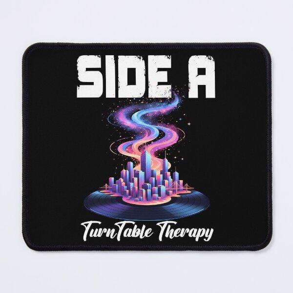 Item preview, SIDE A TURNTABLE THERAPY analog music vinyl player music lover albums designed and sold by Jt41.