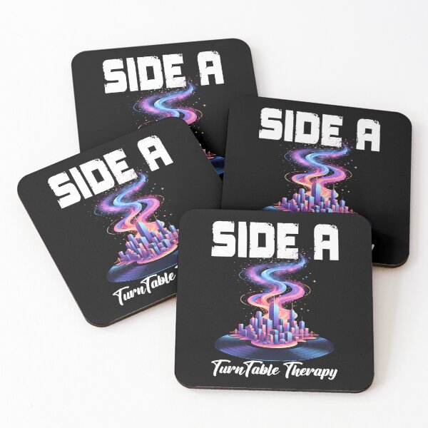 Item preview, SIDE A TURNTABLE THERAPY analog music vinyl player music lover albums designed and sold by Jt41.