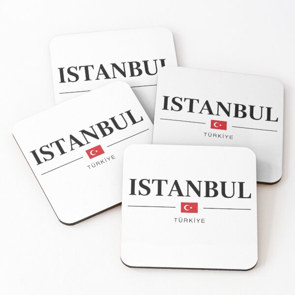 Item preview, Istanbul Turkiye Flag - Minimalist Aesthetic Travel Design designed and sold by rdvndgdln.