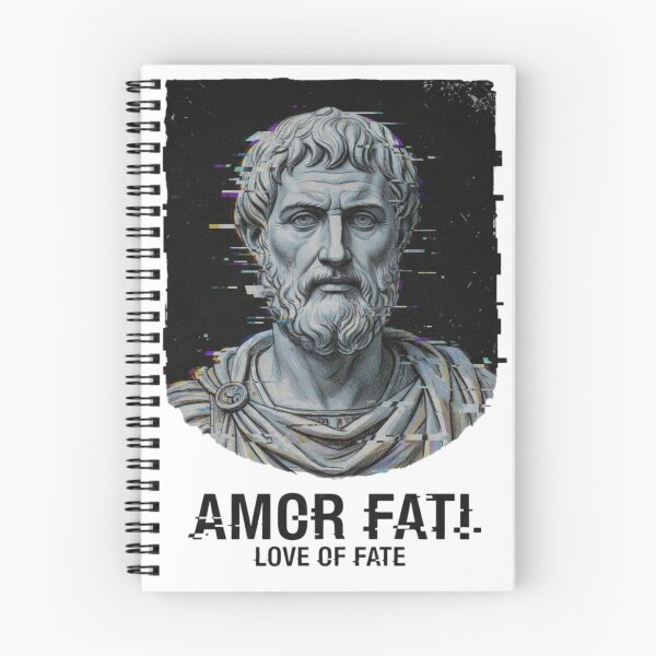 Item preview, Amor Fati - Marcus Aurelius Stoic Glitch Art designed and sold by NonditStudio.