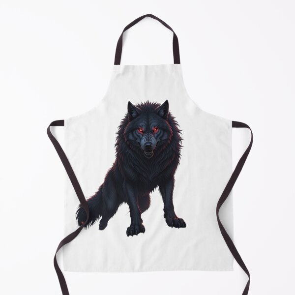 Item preview, Blood Moon Dire Wolf – Dark Fantasy Wildlife Art designed and sold by NeoTeeFusion.