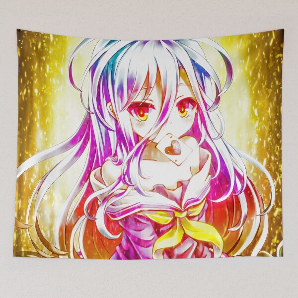 Item preview, Shiro No Game No Life dreamy anime glowing pastel soft radiant calm adorable anime girl designed and sold by Tokyonomad.