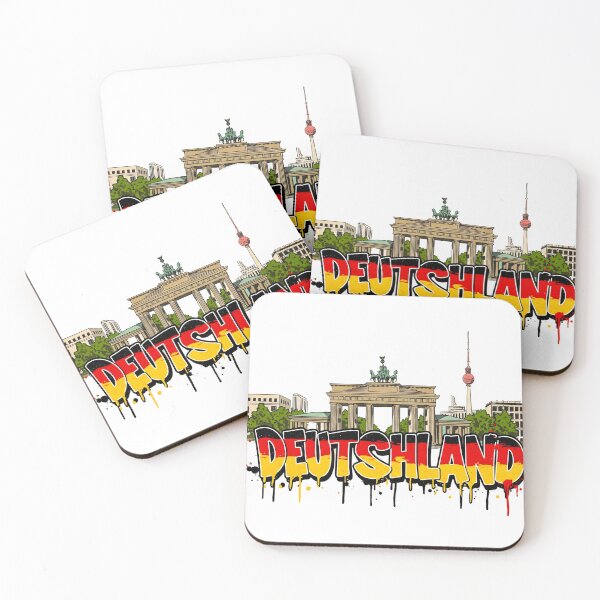 Item preview, Berlin Germany Skyline Souvenir - Brandenburger Tor & TV Tower designed and sold by Inkwell grove.