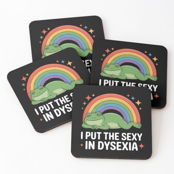 Item preview, Dyslexia Funny Frog Rainbow Neurodiversity Meme designed and sold by morecondtiwhip.
