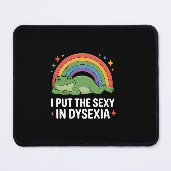 Item preview, Dyslexia Funny Frog Rainbow Neurodiversity Meme designed and sold by morecondtiwhip.